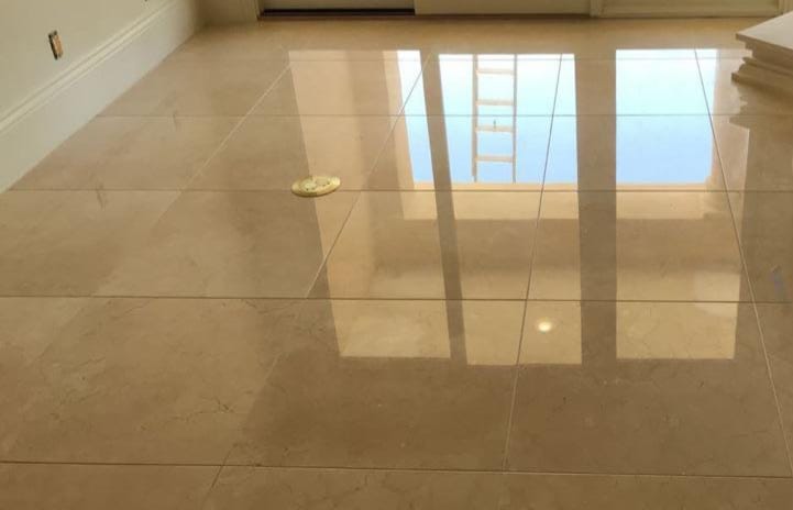 After Tile & Grout Cleaning Service - Tile Polish