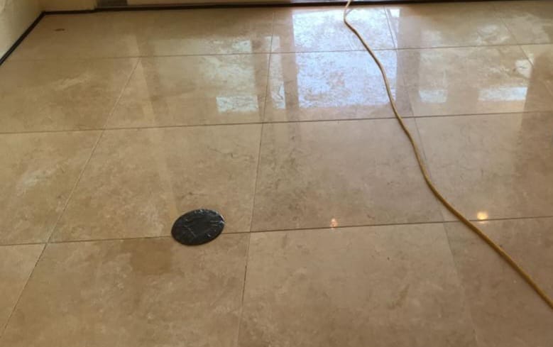 Before Tile & Grout Cleaning Service - Tile Polish